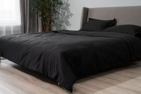 ARDESTO Пододеяльник Mix&Match Premium, 160х220см, 100% хлопок, сатин, черный