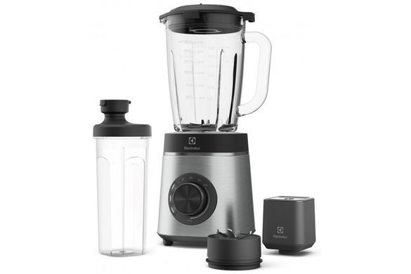 Electrolux Блендер стаціонарний 1400Вт, чаша-1750мл, скло, вакуумний, кришення льоду, приготування супу, імпульсний режим, метал