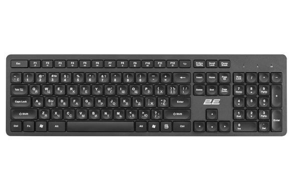 2E Комплект клавіатура та миша MK420 WL, EN/UK/RU, чорний 2E-MK420WB фото