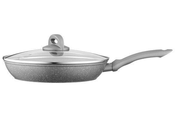 ARDESTO Сковорода з кришкою Gemini Gourmet Vasto, 28см, алюміній, сірий AR1928GSL фото