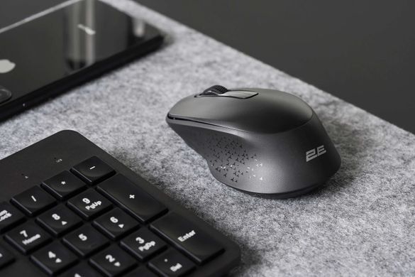 2E Комплект клавіатура та миша MK420 WL, EN/UK/RU, чорний 2E-MK420WB фото
