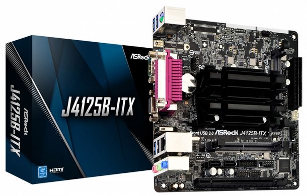 Материнська плата ASRock J4125B-ITX CPU Quad-Core (2.7Hz) 2xDDR4 HDMI D-Sub mITX J4125B-ITX фото