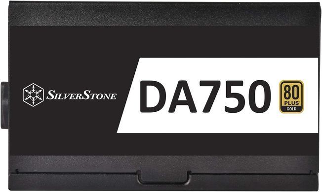 SilverStone Блок питания Decathlon (750W), >90%, 80+ Gold, 120мм, 1xMB, 24pin(20+4), 2xCPU 8pin(4+4), 6xMolex, 8xSATA, 4xPCIe 8pin(6+2), Fully modular SST-DA750-G фото