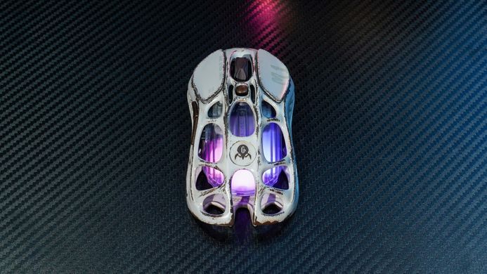 GravaStar Миша Mercury M1 Pro, magnesium alloy body, BT/WL/USB-A, RGB, Battle-Worn GRAVASTARM1PRO_WSM фото