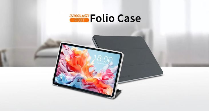 TECLAST Folio case for P30, 10.1", Flex, Grey 6940709689004 фото