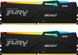 Память ПК Kingston DDR5 32GB KIT (16GBx2) 5600 FURY Beast RGB 27 - магазин Coolbaba Toys