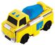 Машинка-трансформер Flip Cars 2 в 1 Строительный транспорт, Бетономешалка и Траншеекопатель 4 - магазин Coolbaba Toys