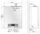Ariston Котел газовый CLAS B ONE WIFI 24 двухконтурный конденсационный 24кВт Wi-Fi встроенный бойлер 20+20л