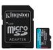 Карта пам'яті Kingston microSD 256GB C10 UHS-I U3 A2 R170/W90MB/s + SD 1 - магазин Coolbaba Toys