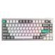 Lemokey Клавіатура механічна P1 Pro 84Key, Keychron Super Banana, WL/BT/USB-A, QMK/VIA, Hot-Swap, EN/UKR, RGB, Knob, Space Silver 1 - магазин Coolbaba Toys