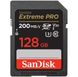 Карта пам'яті SanDisk SD 128GB C10 UHS-I U3 R200/W140MB/s Extreme Pro V30 1 - магазин Coolbaba Toys
