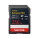 SanDisk Карта памяти SD 256GB C10 UHS-II U3 R300/W300MB/s Extreme Pro V90 1 - магазин Coolbaba Toys