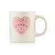 ARDESTO Mug Heart, 320ml, ceramic, white 1 - магазин Coolbaba Toys