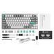 Lemokey Клавіатура механічна P1 Pro 84Key, Keychron Super Banana, WL/BT/USB-A, QMK/VIA, Hot-Swap, EN/UKR, RGB, Knob, Space Silver 2 - магазин Coolbaba Toys