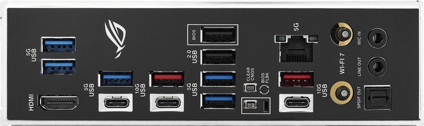 ASUS Материнcька плата ROG STRIX B850-F GAMING NEO sAM5 B850 4xDDR5 M.2 HDMI DP USB ATX 90MB1NX0-M0EAY0 фото