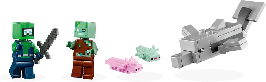 LEGO Конструктор Minecraft Дім-Аксолотль 21247 фото