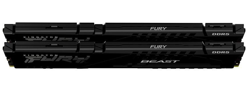 Kingston Пам'ять ПК DDR5 64GB KIT (32GBx2) 5600 FURY Beast KF556C40BB2K2-64 фото