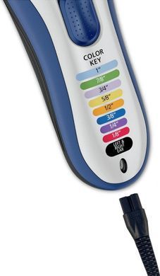 Wahl Набір для стрижки WAHL Color Pro Cordless, мережа+акум., гребінець, ножиці, сталь, синій 09649-016 фото