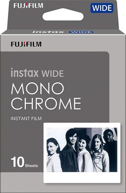 Фотопапір Fujifilm COLORFILM INSTAX WIDE MONOCHROME (108х86мм 10шт) 70100139612 фото