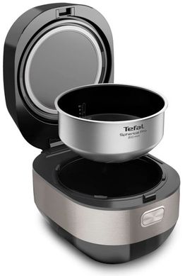 Мультиварка Tefal Multicook & Bake IH, 1500Вт, чаша-5л, кнопкове керування, пластик/метал, чорний-метал RK908A34 фото