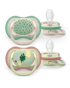 AVENT Пустушка Avent Ultra Air, 6-18 міс., 2шт, нейтральний дизайн. SCF087/17 фото