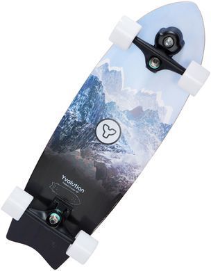 YVolution Скейтборд Fishtail Cruiser 76см, синий YS48B2 фото