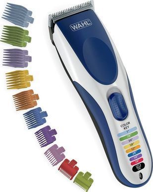 Wahl Набір для стрижки WAHL Color Pro Cordless, мережа+акум., гребінець, ножиці, сталь, синій 09649-016 фото