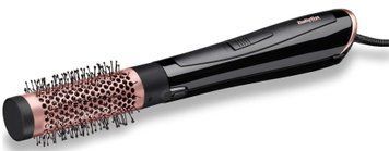 BaByliss Фен-щітка, 1000Вт, 2 режими, іоніз-я, хол. обдув, кераміка, чорний AS126E фото
