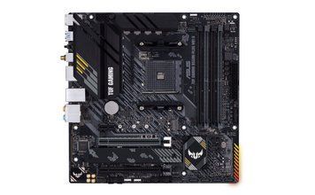 ASUS Материнcкая плата TUF GAMING B550M-PLUS WIFI II sAM4 B550 4xDDR4 M.2 HDMI DP Wi-Fi BT mATX 90MB19Y0-M0EAY0 фото