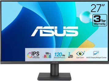 ASUS Монітор 27" VA279HG D-Sub, HDMI, Audio, IPS, 120Hz, 1ms, sRGB 99%, AdaptiveSync 90LM04J1-B02371 фото