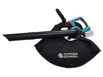 K&ouml;nner & S&ouml;hnen Повітродув-пилосос садовий акумуляторний KS LBV-40V 40В безщітковий 16300об/хв 4 швидкості + турборежим 3.5кг KSLBV-40V фото