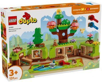 LEGO Конструктор LEGO DUPLO Town Ліс відкриттів із дикими тваринами 10480 фото