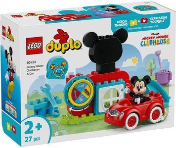 LEGO Конструктор DUPLO Disney Міккі Маус: Клубний будинок і автомобіль 10454 фото