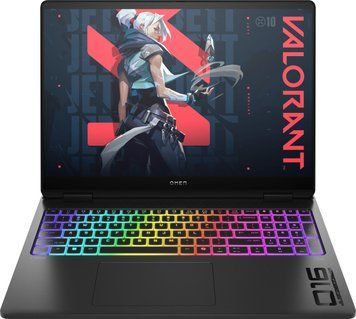 HP Ноутбук HP OMEN 16-ah0041ua 16" 2.5K OLED, Intel U7-255HX, 64GB, F2048GB, NVD5080-16, DOS, чорний BV8Y3EA фото