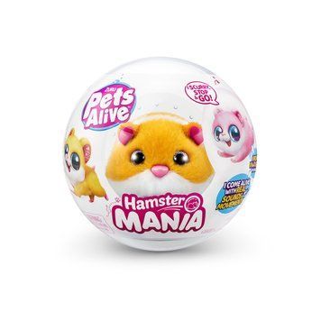 Інтерактивна м'яка іграшка PETS ALIVE S1 &ndash; КУМЕДНИЙ ХОМ&rsquo;ЯЧОК (помаранчевий) 9543-4 фото