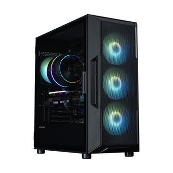 Zalman Корпус I3 Neo ARGB V2 без БЖ, 2xUSB3.0, 1x Type C, 4x120мм ARGB, VGA 355мм, LCS ready, TG Side Panel, ATX, чорний I3NEOARGBV2BLACK фото
