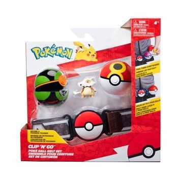 Ігровий набір POKEMON W15 - ПОЯС З ПОКЕБОЛАМИ КУБОН (пояс, 2 покеболи, ігрова фігурка) PKW3644 фото