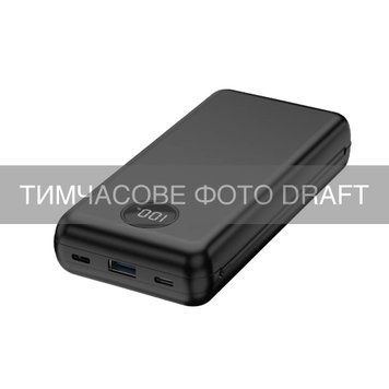 2E Акумулятор портативний літій-іонний Power Bank 2E 30000мА&middot;год, 65Вт, PD, QC, чорний 2E-PB3009-BLACK фото