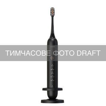 ARDESTO Щітка зубна електр. ARDESTO, ETB-B300BL, 40т. колив/хв, насадок-2, футляр, IPX7, чорний ETB-B300BL фото