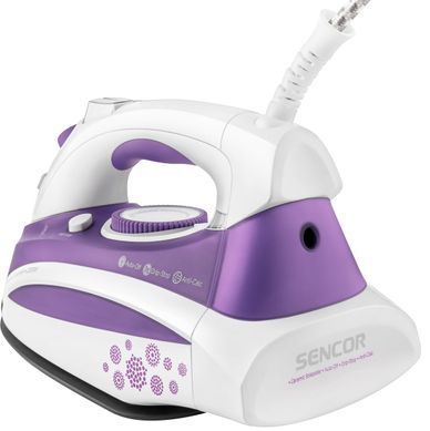 Утюг Sencor, 2200Вт, 380мл, постоянный пар - 30гр, Anti-Calс, Drip-Stop, керам. подошва, голубой SSI8441VT фото
