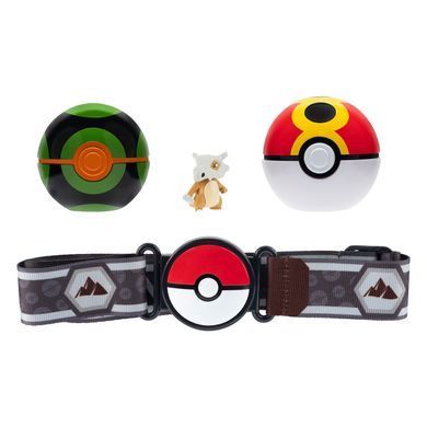 Ігровий набір POKEMON W15 - ПОЯС З ПОКЕБОЛАМИ КУБОН (пояс, 2 покеболи, ігрова фігурка) PKW3644 фото