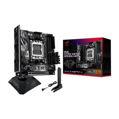 ASUS Материнcька плата ROG STRIX X870-I GAMING WIFI sAM5 X870 2xDDR5 M.2 HDMI WiFi BT mITX 90MB1IW0-M0EAY0 фото