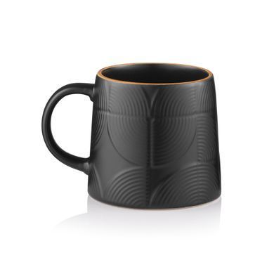 ARDESTO Mug Dafne, 420ml, ceramic, black AR3067BK фото