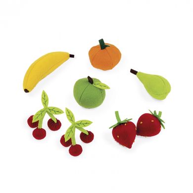 Игровой набор Janod Корзина с фруктами 8 эл. J06577 фото