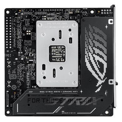 ASUS Материнcька плата ROG STRIX X870-I GAMING WIFI sAM5 X870 2xDDR5 M.2 HDMI WiFi BT mITX 90MB1IW0-M0EAY0 фото