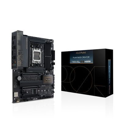 ASUS Материнcька плата PROART B650-CREATOR sAM5 B650 4xDDR5 M.2 HDMI DP ATX 90MB1C40-M0EAY0 фото