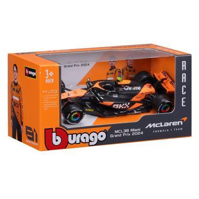 Автомодель - MCLAREN F1 MCL38 (2024) (1:43) 18-38214 фото