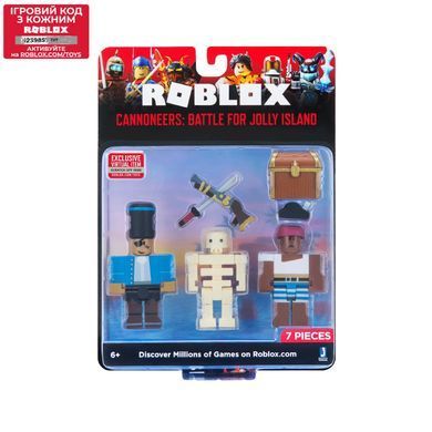 Roblox Ігрова колекційна фігурка Game Packs Cannoneers: Battle for Jolly Island W6 ROB0266 фото