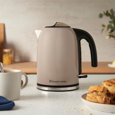 Russell Hobbs Електрочайник Russell Hobbs, 1.7л, метал, мокко 28511-70 фото