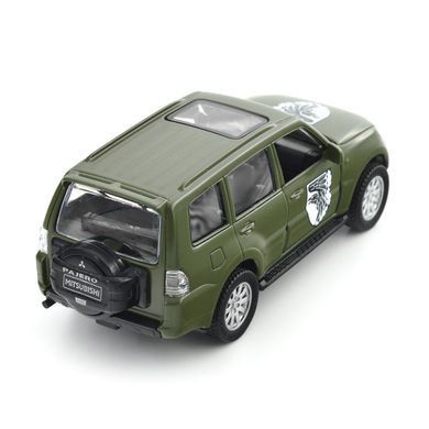 Автомодель серии "Шевроны Героев" - MITSUBISHI PAJERO 4WD TURBO - "93 ОМБр" 250283M фото